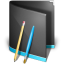 Applications Folder Black Icon